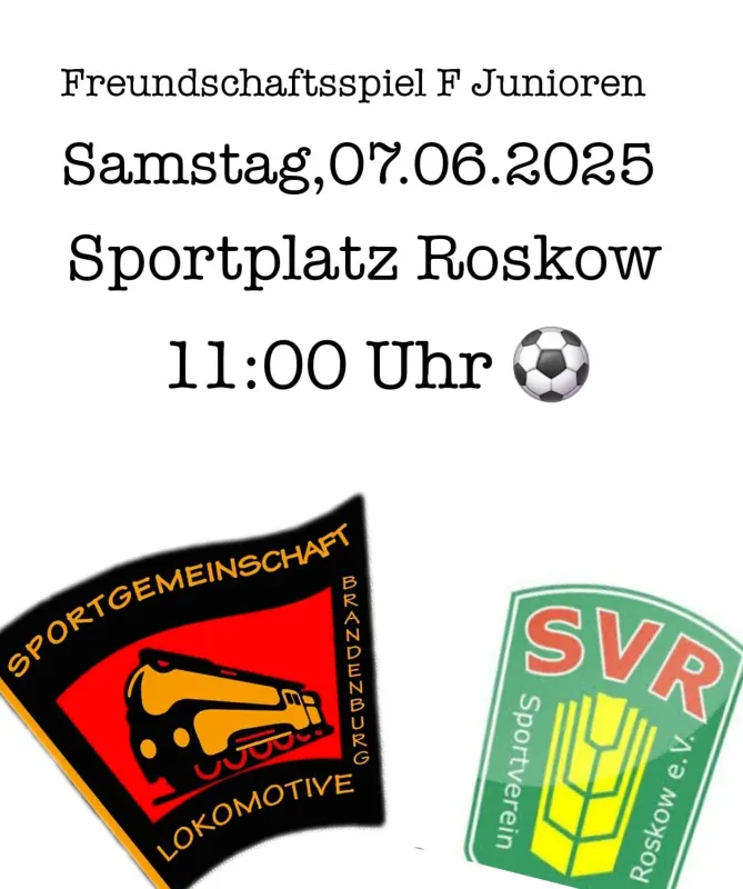 Spiel der F-Junioren in Roskow