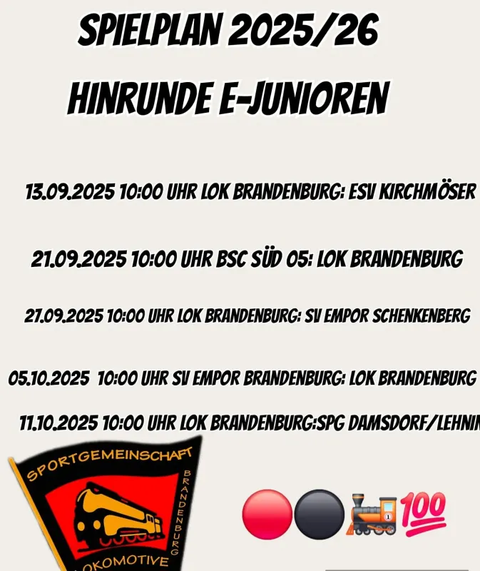 Hinrundenspiele unserer E-Junioren