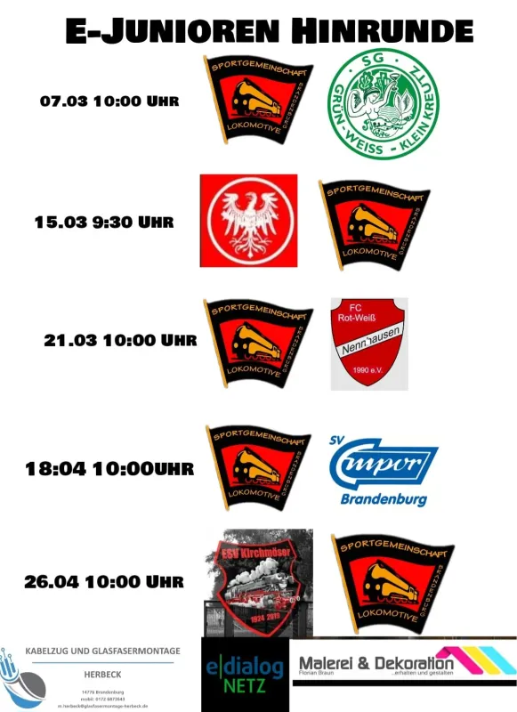 ⚽️Staffeleinteilung der E-Junioren steht fest!⚽️