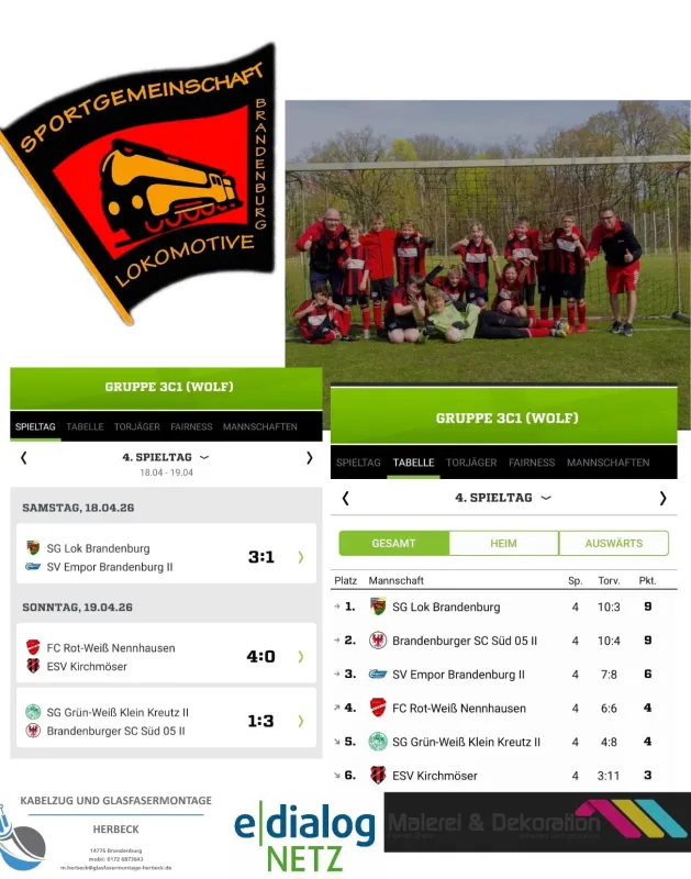 Die E-Junioren sichern sich den Sieg gegen Empor Brandenburg 🔴⚫️🚂