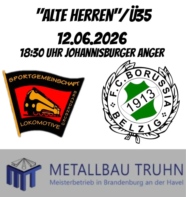 „Alte Herren“ heute gegen Borussia Belzig 🚂🔴⚫️