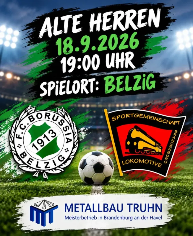 🔴⚫️ Unsere „Alten Herren“ (Ü35) reisen nach Belzig! ⚽️