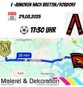 🚌💨Auswärts in Brettin/Roßdorf🚌💨