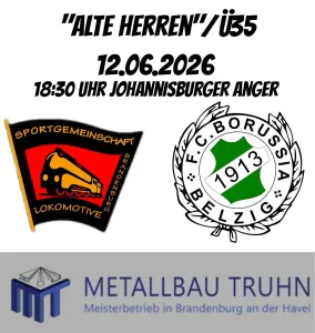 „Alte Herren“ heute gegen Borussia Belzig 🚂🔴⚫️